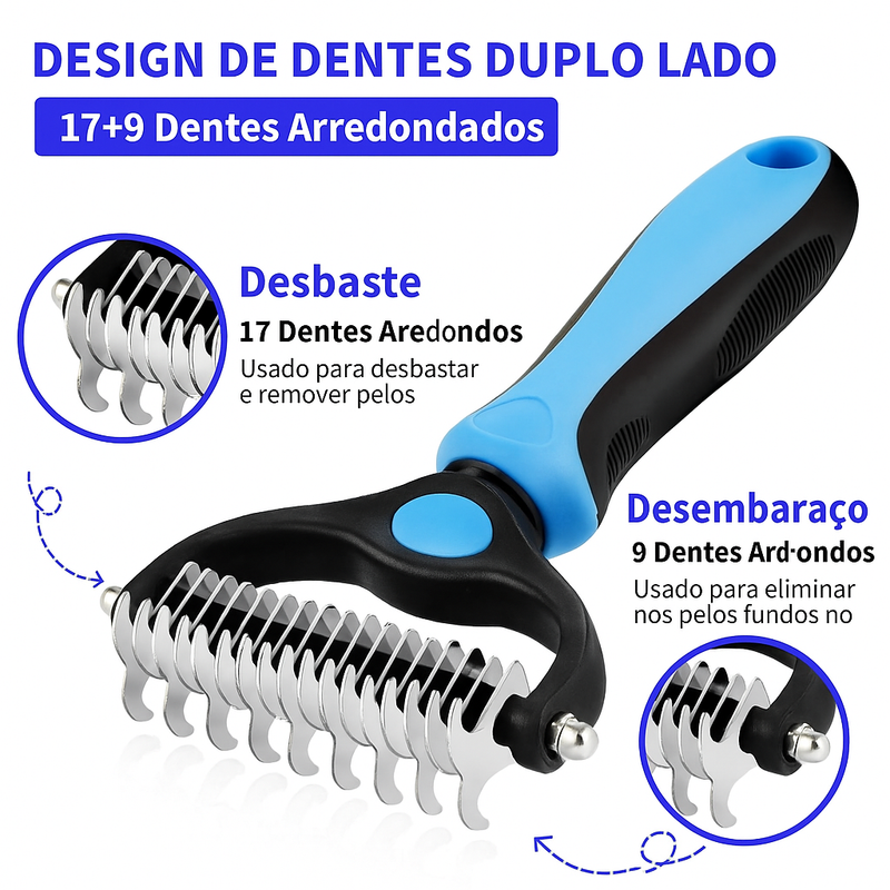 Escova Profissional Deshedding – Edição Premium!