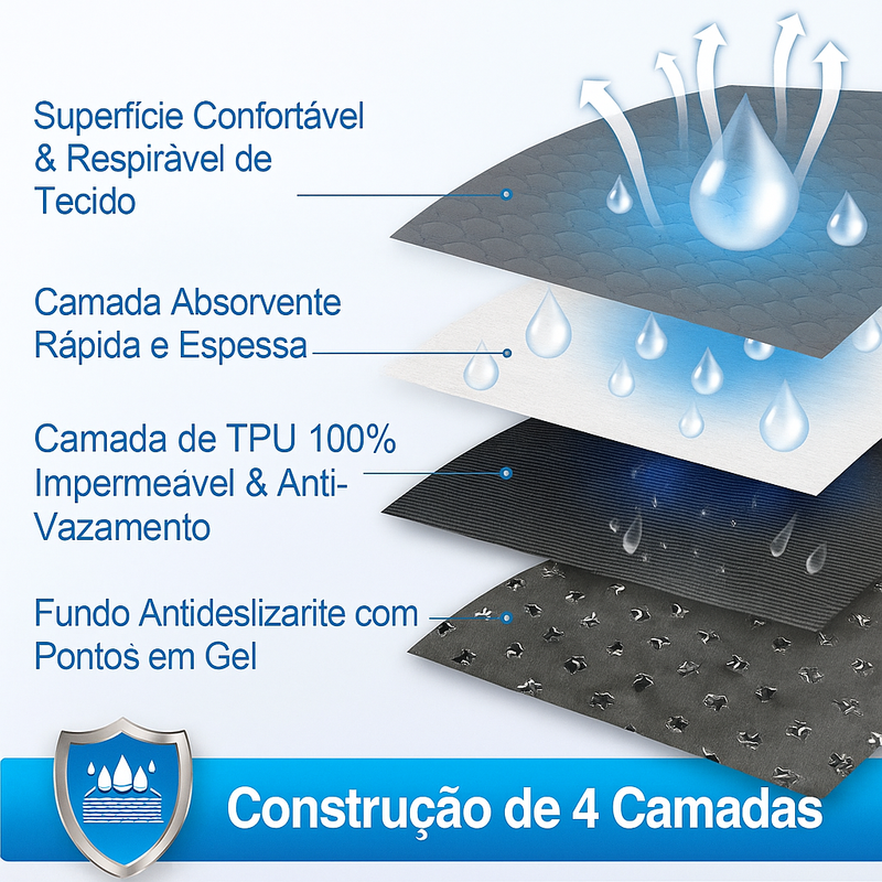 Esteira de Cama Pet 100% Algodão - Conforto Natural e Lavável