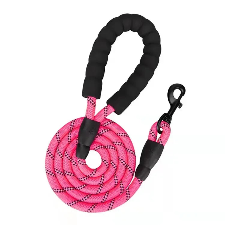 Trela forte para cães, trela reflexiva para animais de estimação, para grande, pequeno, médio, arrasto, reboque, golden retriever