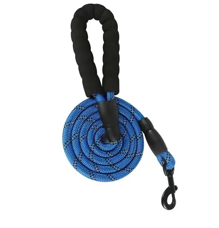 Trela forte para cães, trela reflexiva para animais de estimação, para grande, pequeno, médio, arrasto, reboque, golden retriever