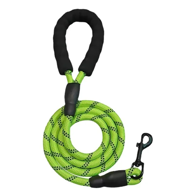 Trela forte para cães, trela reflexiva para animais de estimação, para grande, pequeno, médio, arrasto, reboque, golden retriever