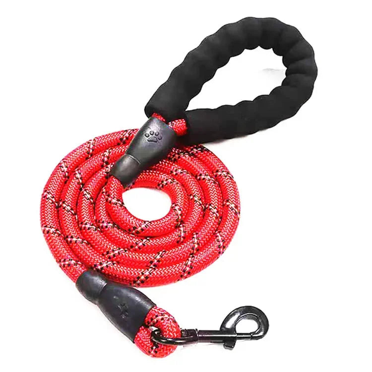 Trela forte para cães, trela reflexiva para animais de estimação, para grande, pequeno, médio, arrasto, reboque, golden retriever