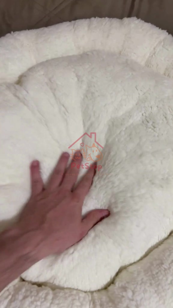 Caminha sherpa para pets cachorro gato 70x70cm cama pet