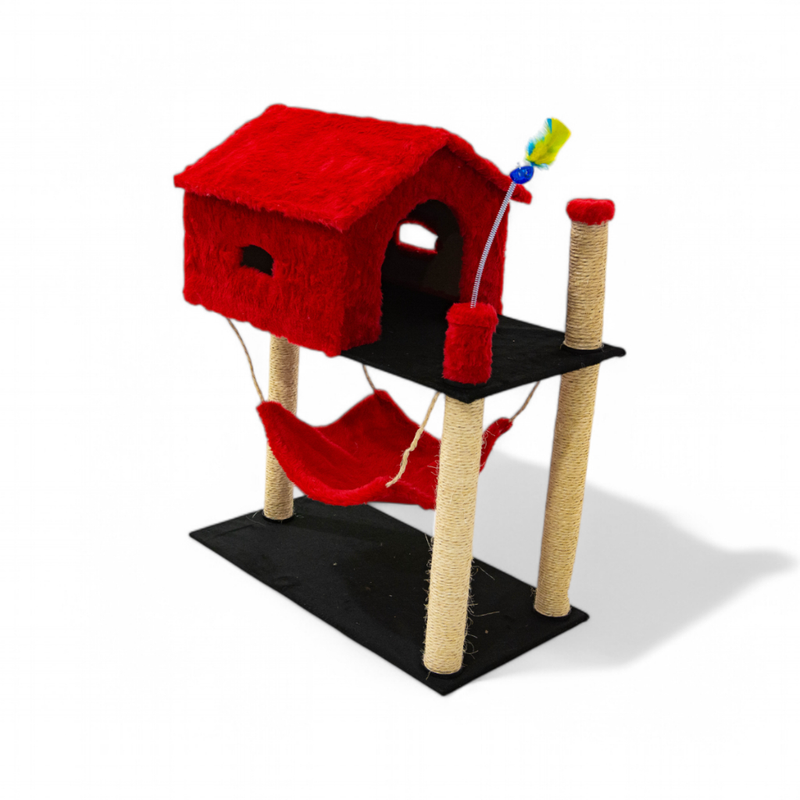 Arranhador Para Gatos Com Casinha Playground